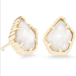Tessa Stud Earring -Mother of Pearl -Kendra Scott